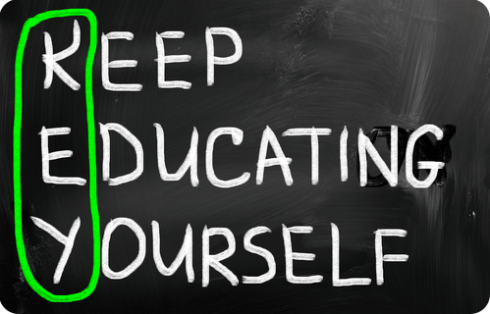 key : keep educating yourself